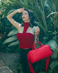RED RIVIERA MINI DUFFLE