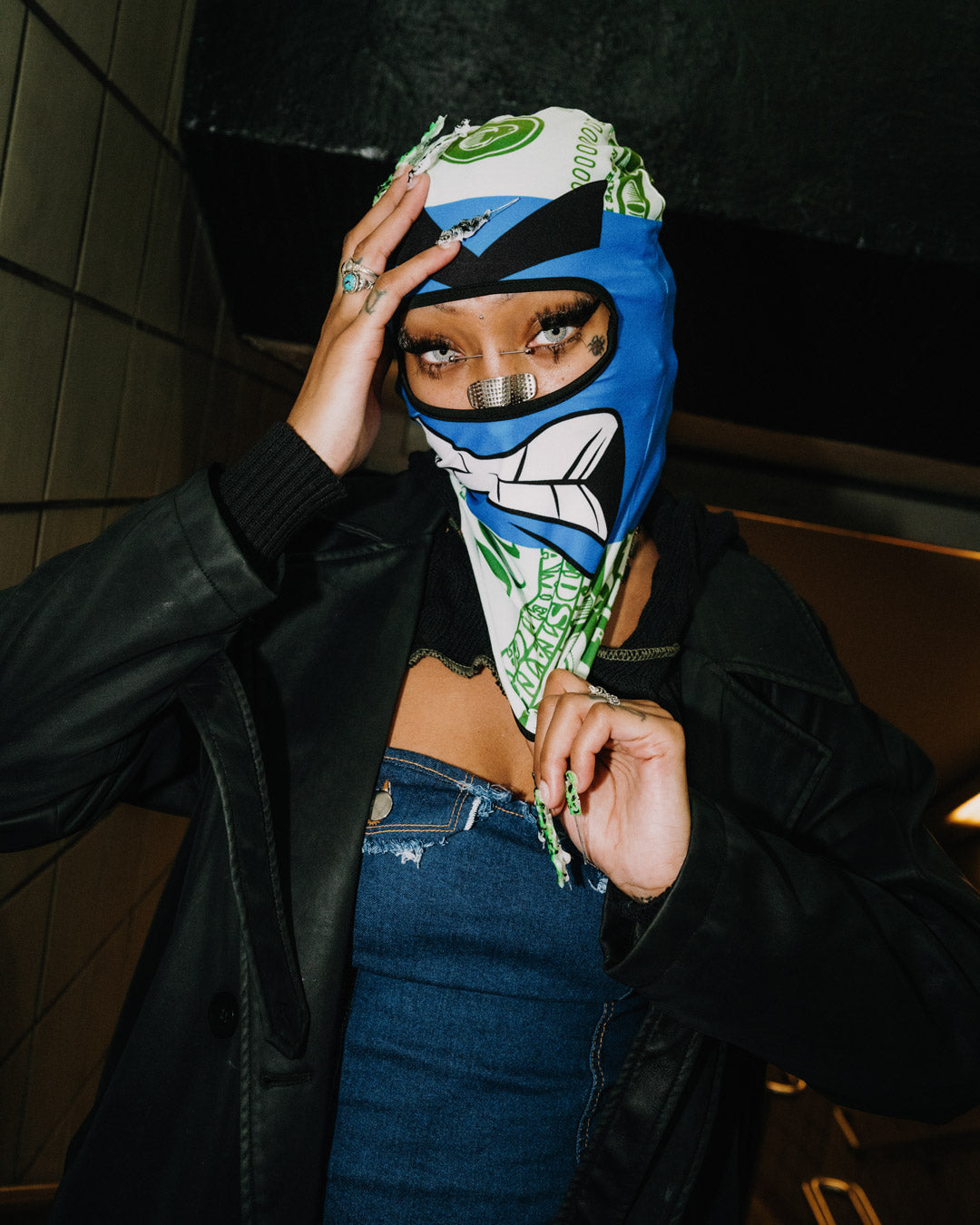 MONEY BOY SKI MASK (BLUE)